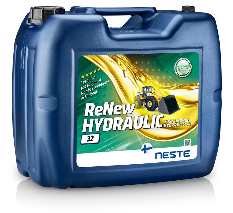 Neste ReNew sutainable hydraulic oil